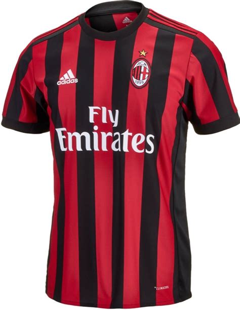 adidas ac milan home jersey 17 18|ac milan jersey cheap.